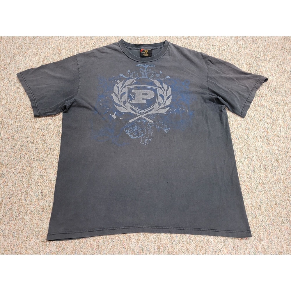 Phat Farm Classics Shirt Mens 2XL Black Graphic Tee Y2K Streetwear Cotton